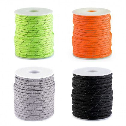 Reflektierende Schnur Durchmesser 4 mm - Packung 5m